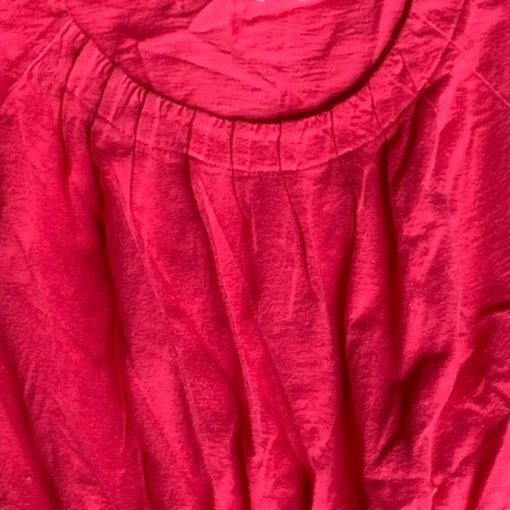 Ann Taylor LOFT Cotton Slub Knit Sleeveless Dress Tie Waist Sz XSP #109G - Picture 6 of 9